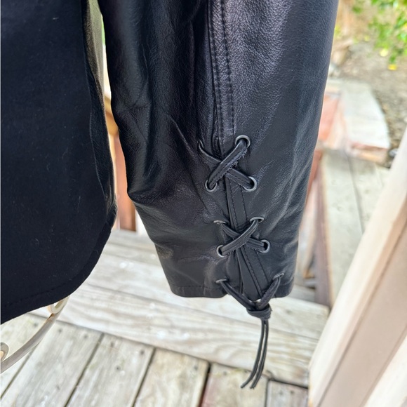 Vintage Harley-Davidson An American Legend Motorcycle Black Leather Jacket - Picture 6 of 16